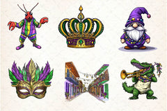 Mardi Gras Clipart Bundle 8 - CraftNest - Digital Crafting and Art