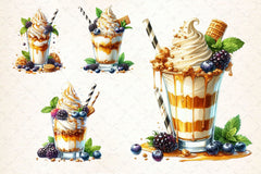 Yellow Milkshake Clipart Bundle - CraftNest - Digital Crafting and Art