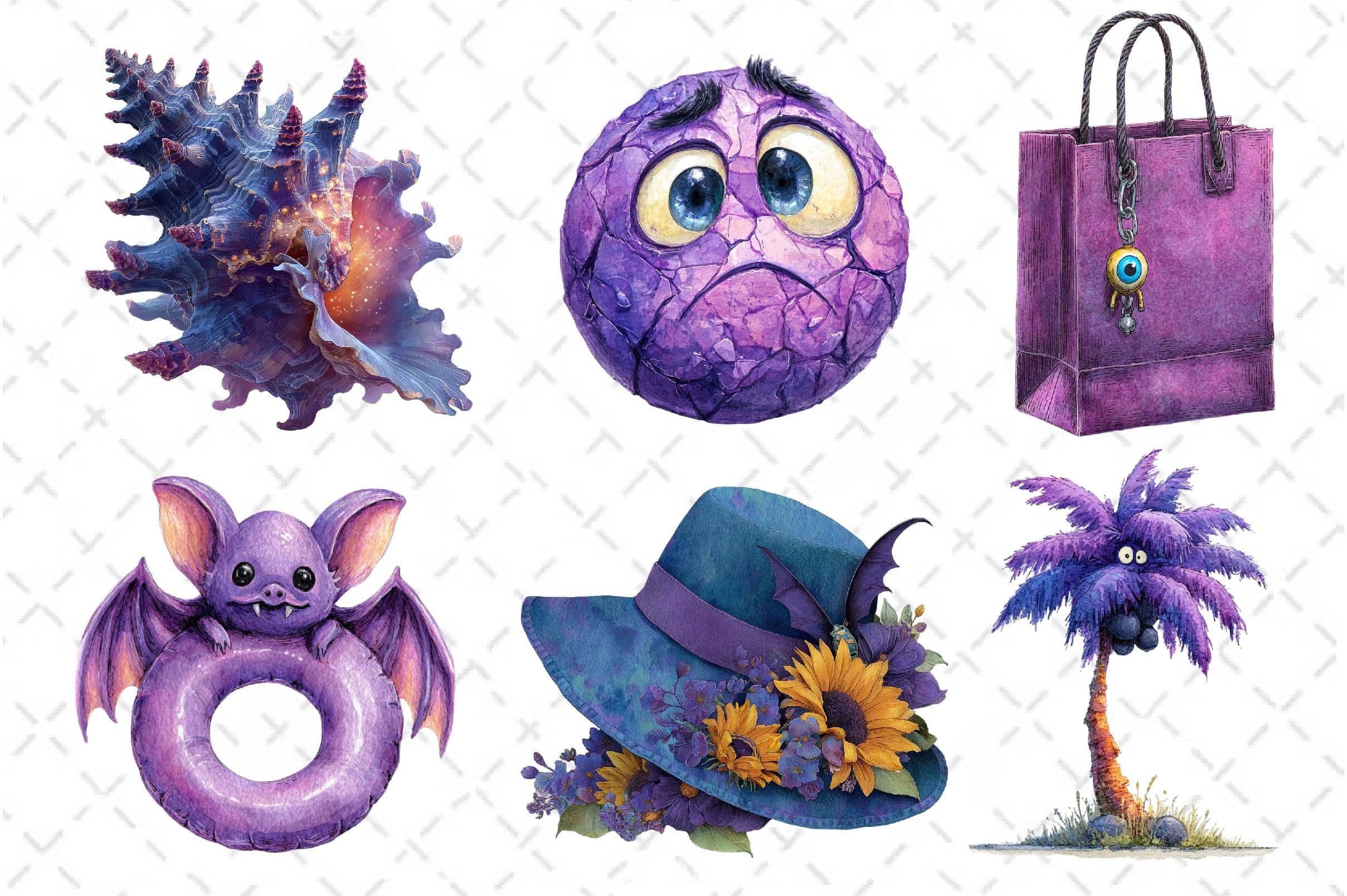 Creepy Summer Beach Clipart Bundle - CraftNest - Digital Crafting and Art