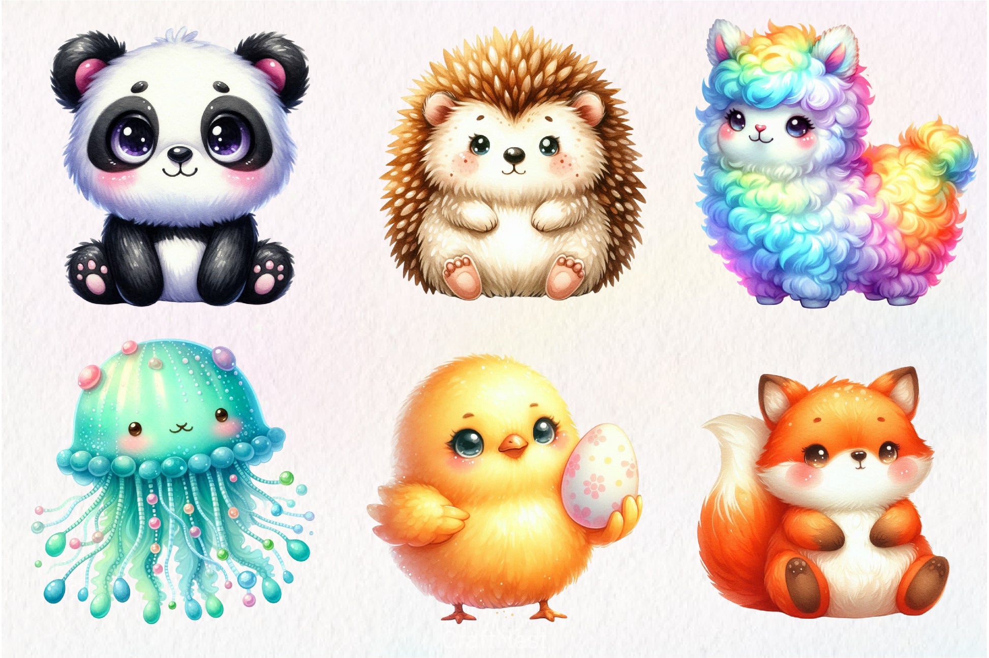 Squishmallow Animals Clipart Bundle - CraftNest - Digital Crafting and Art