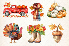 Fall Autumn Clipart Bundle - CraftNest - Digital Crafting and Art