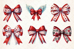 Coquette Valentine Bow Clipart Bundle 2 - CraftNest - Digital Crafting and Art