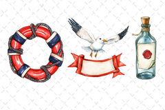Vintage Nautical Clipart Bundle - CraftNest - Digital Crafting and Art