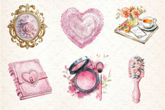 Pink Coquette Mothers Day Clipart Bundle - CraftNest - Digital Crafting and Art
