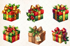 Christmas Gifts Clipart Bundle - CraftNest - Digital Crafting and Art