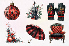 Victorian Christmas Clipart Bundle - CraftNest - Digital Crafting and Art