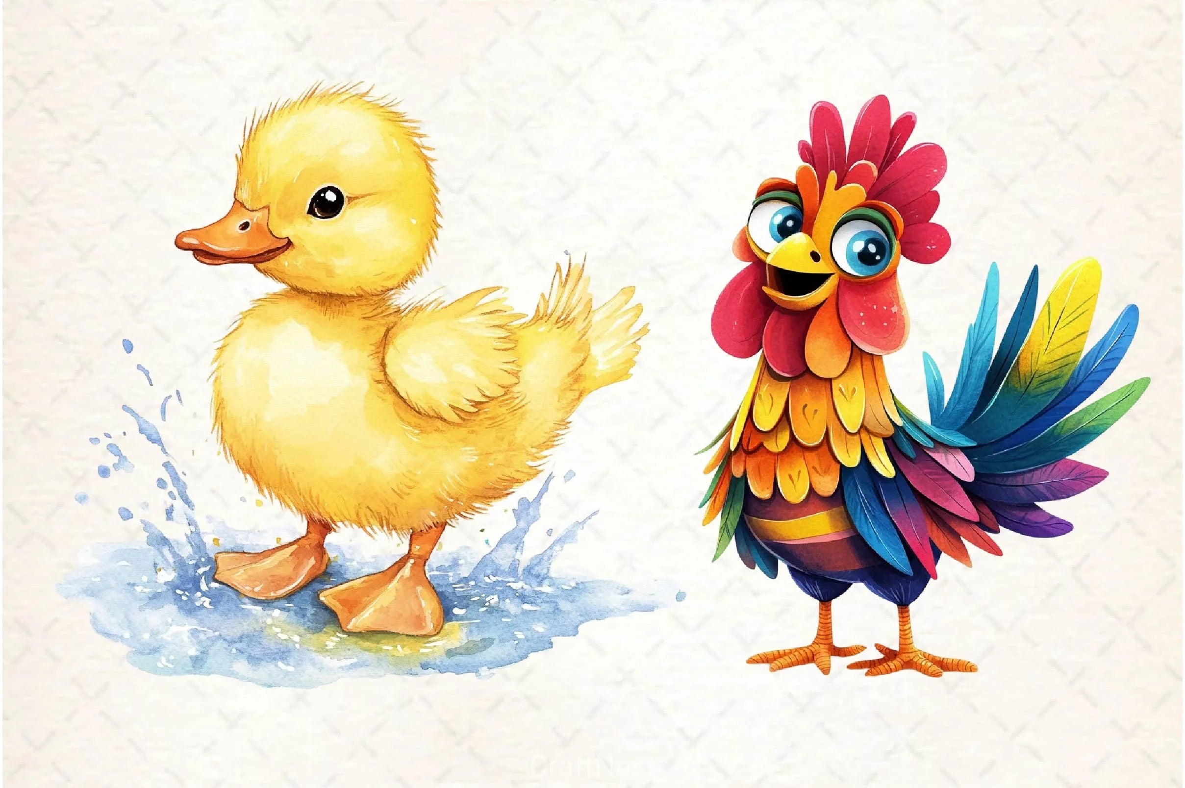 Spring Farm Animals Clipart Bundle 2 - CraftNest - Digital Crafting and Art