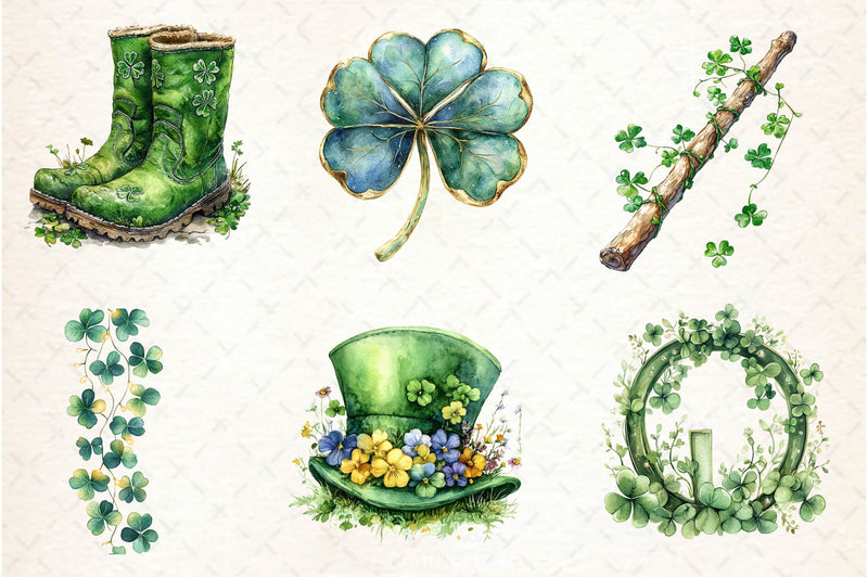 St Patrick's Day Clipart Bundle 5 - CraftNest - Digital Crafting and Art