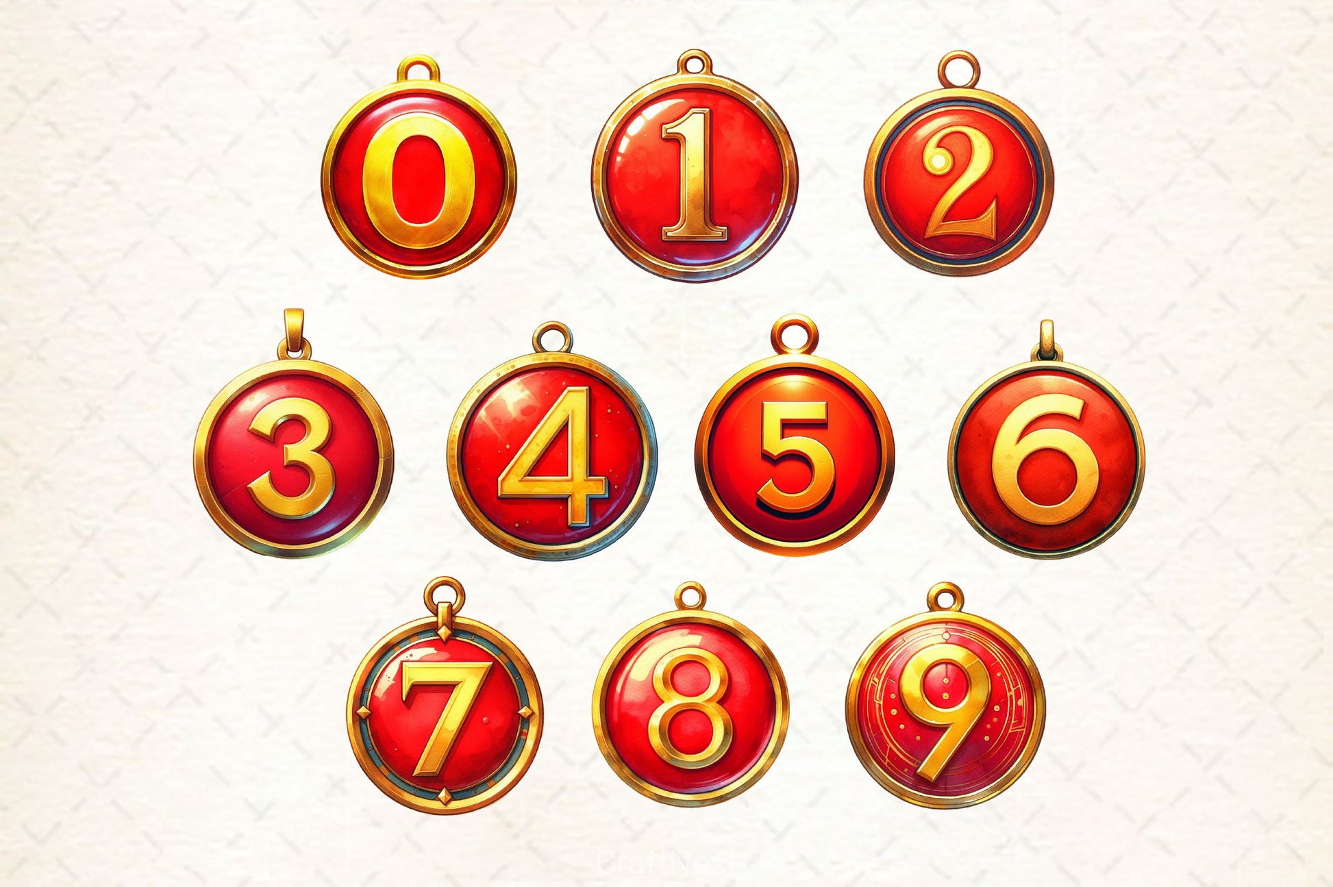 Christmas Ornaments Alphabet Clipart Bundle - CraftNest - Digital Crafting and Art