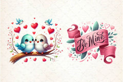 Pink Valentines Day Clipart Bundle - CraftNest - Digital Crafting and Art