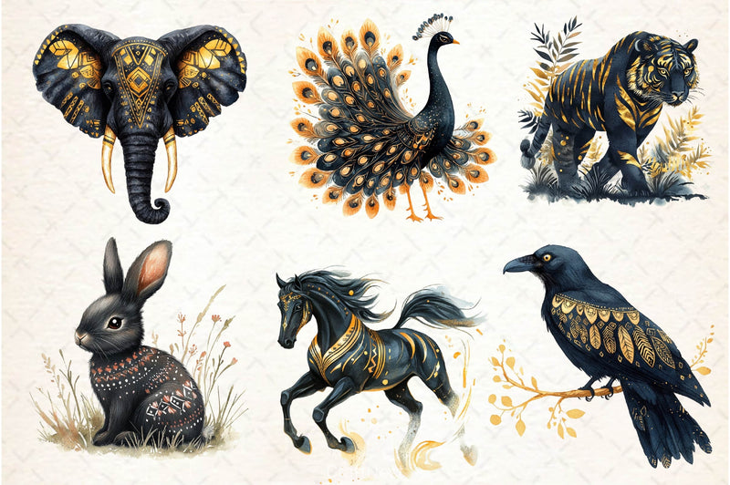 Black History Month Animals Clipart Bundle 2 - CraftNest - Digital Crafting and Art