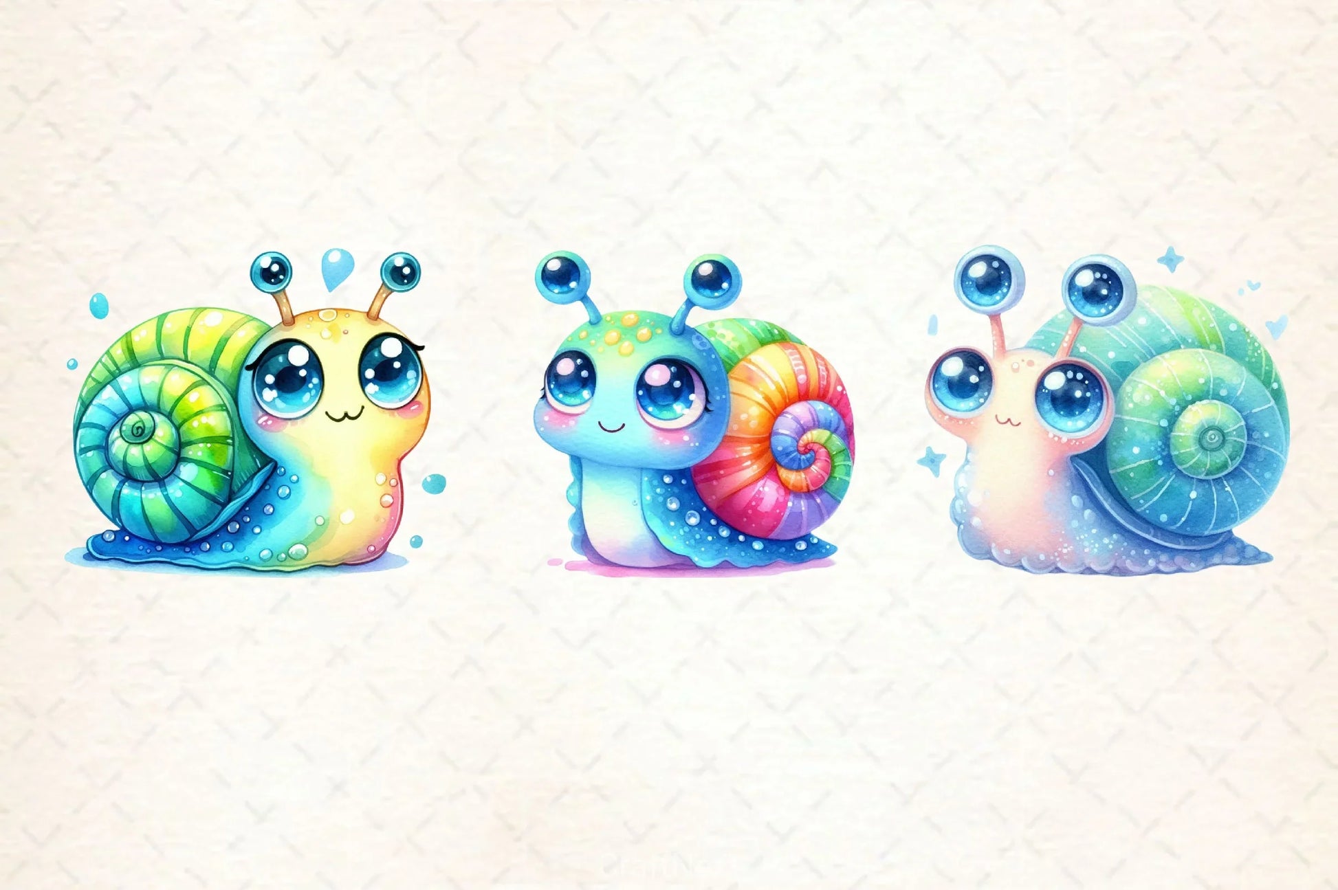 Cute Snail Clipart Bundle 3 - CraftNest - Digital Crafting and Art