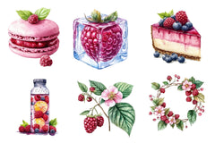 Raspberry Clipart Bundle 3 - CraftNest - Digital Crafting and Art