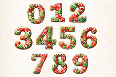 Christmas Gingerbread Alphabet Clipart Bundle - CraftNest - Digital Crafting and Art