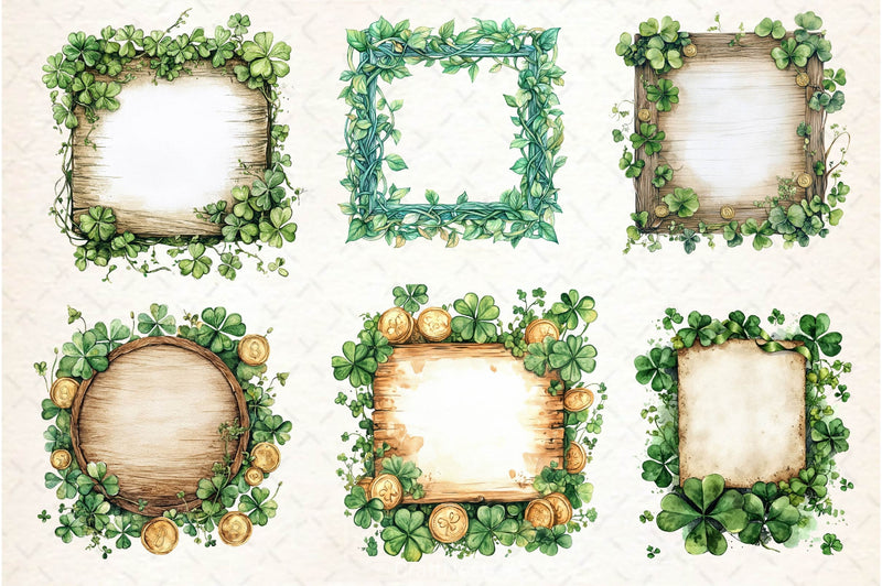 St Patricks Day Signs Clipart Bundle - CraftNest - Digital Crafting and Art