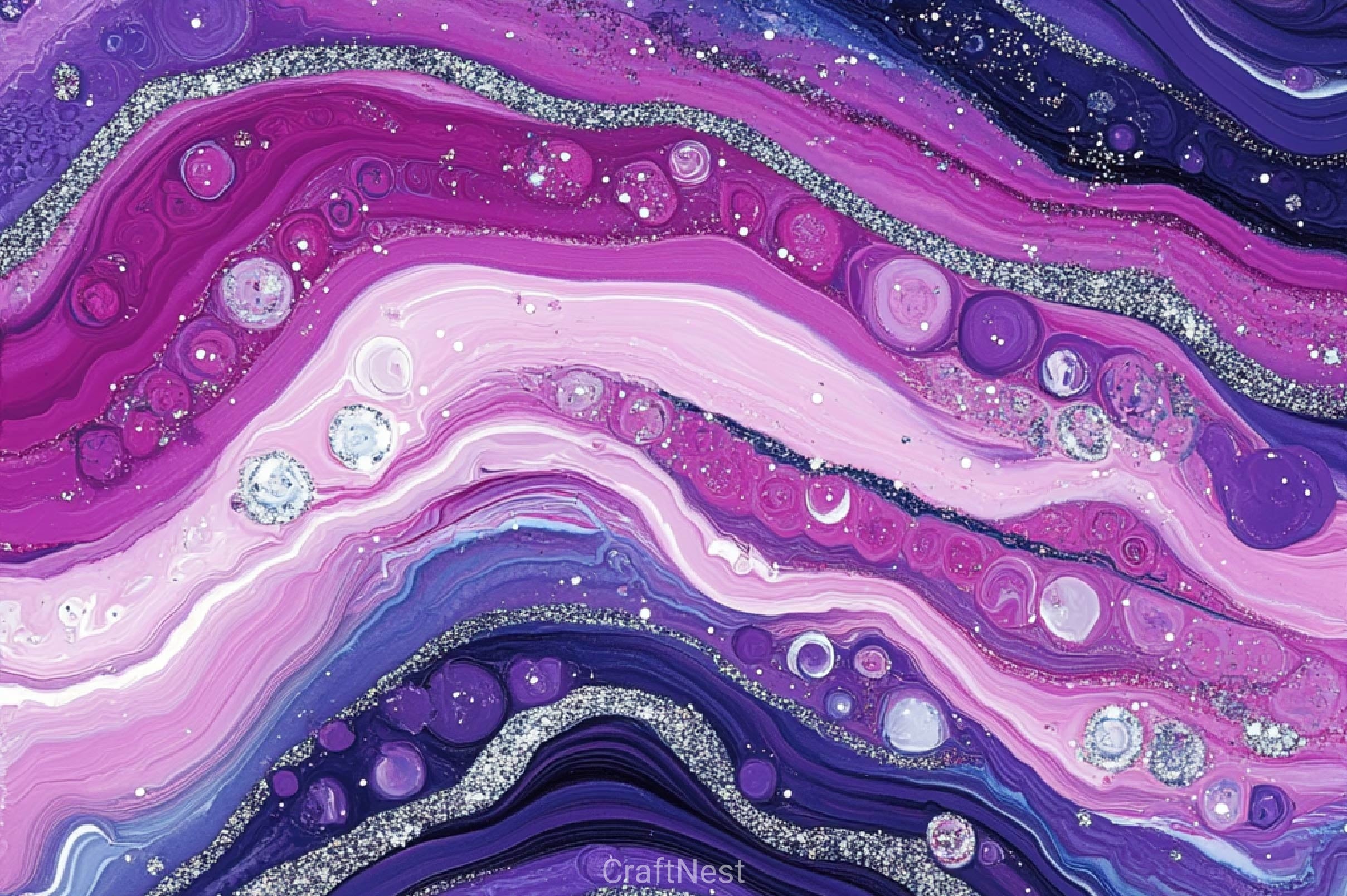 Mermaid Glam Digital Paper - CraftNest - Digital Crafting and Art