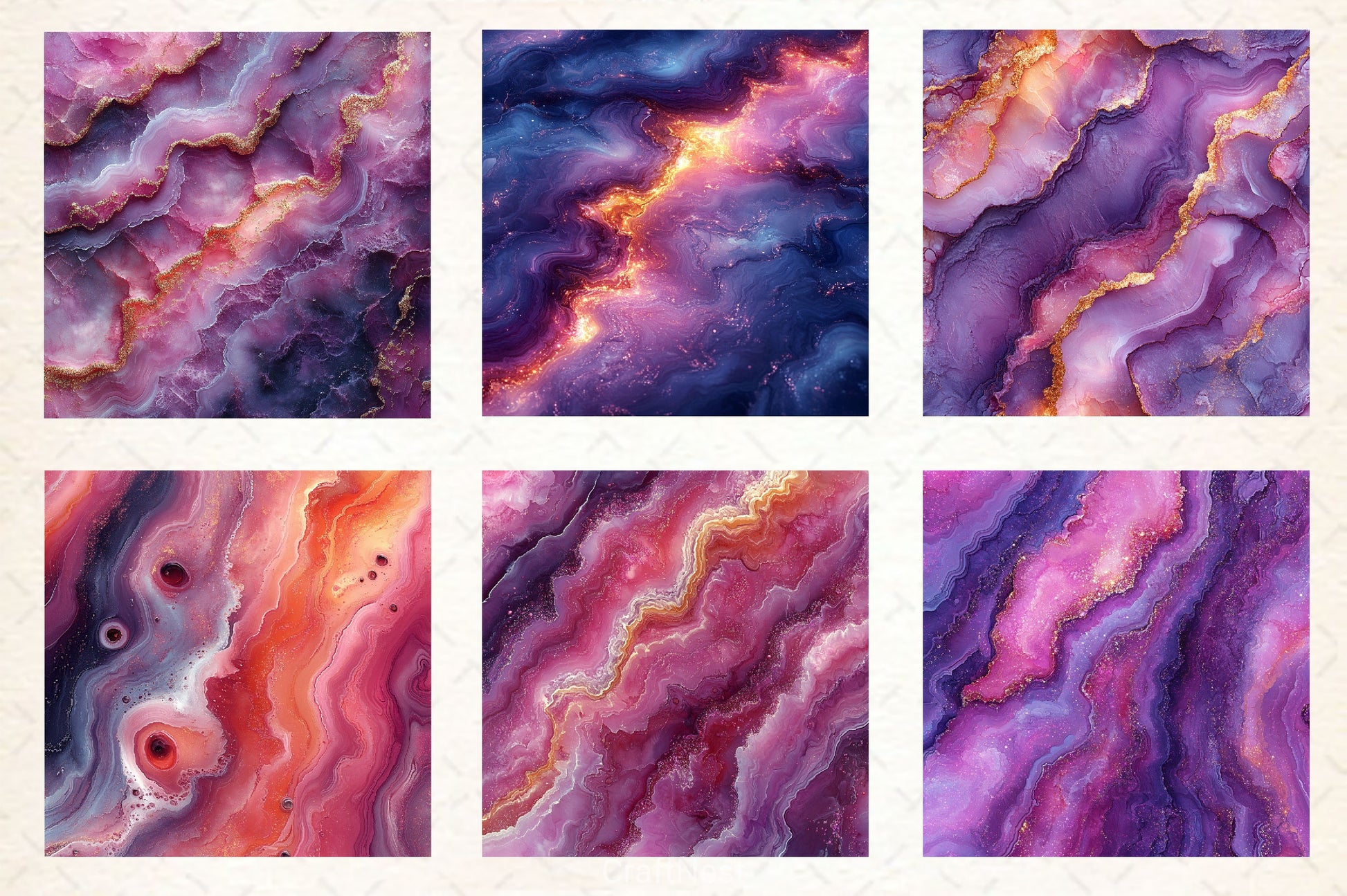 Pink Glitter Ink Digital Paper - CraftNest - Digital Crafting and Art