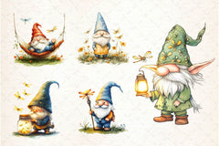 Dragonfly Gnome Clipart Bundle - CraftNest - Digital Crafting and Art