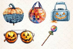 Disco Halloween Clipart Bundle 2 - CraftNest - Digital Crafting and Art