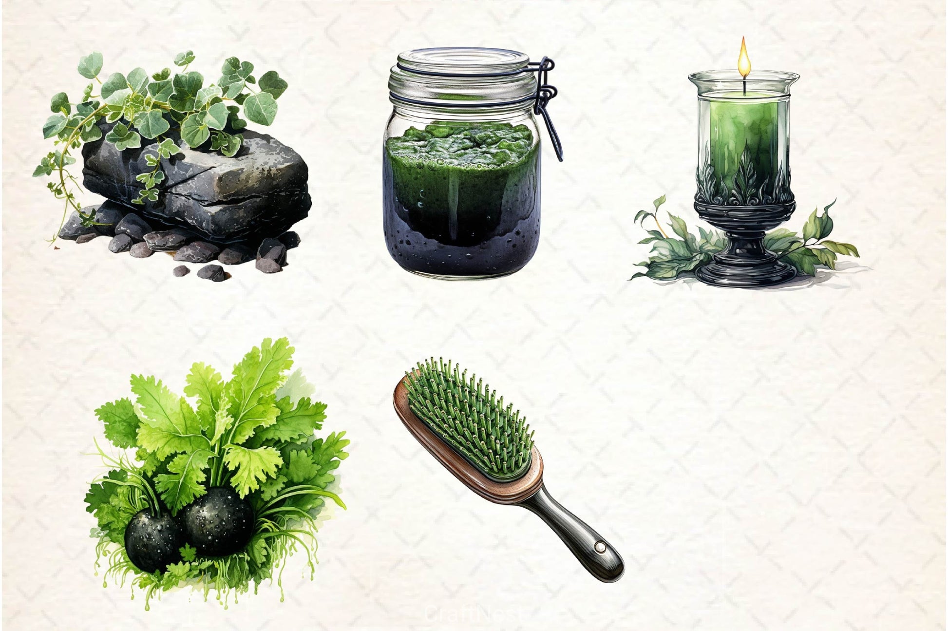 Spring Spa Day Clipart Bundle 2 - CraftNest - Digital Crafting and Art