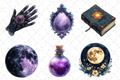 Witchy Vibe Clipart Bundle - CraftNest - Digital Crafting and Art