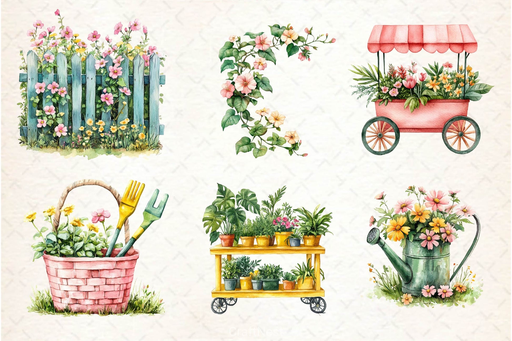 Love Gardening Clipart Bundle - CraftNest - Digital Crafting and Art