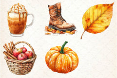 Autumn Fall Clipart Bundle - CraftNest - Digital Crafting and Art