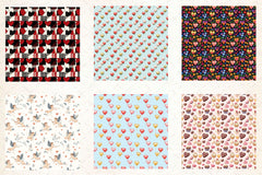 Valentine Digital Paper - CraftNest - Digital Crafting and Art