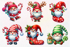 Christmas Gnome Clipart Bundle 7 - CraftNest - Digital Crafting and Art
