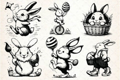 Easter Bunny SVG Bundle - CraftNest - Digital Crafting and Art