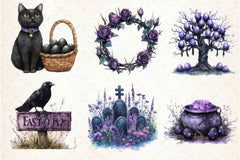 Gothic Easter Clipart Bundle 4 - CraftNest - Digital Crafting and Art
