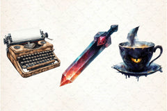 Dark Halloween Clipart Bundle 5 - CraftNest - Digital Crafting and Art