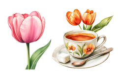 Amsterdam Summer Tulips Clipart Bundle - CraftNest - Digital Crafting and Art