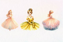 Cute Princess Clipart Bundle - CraftNest - Digital Crafting and Art