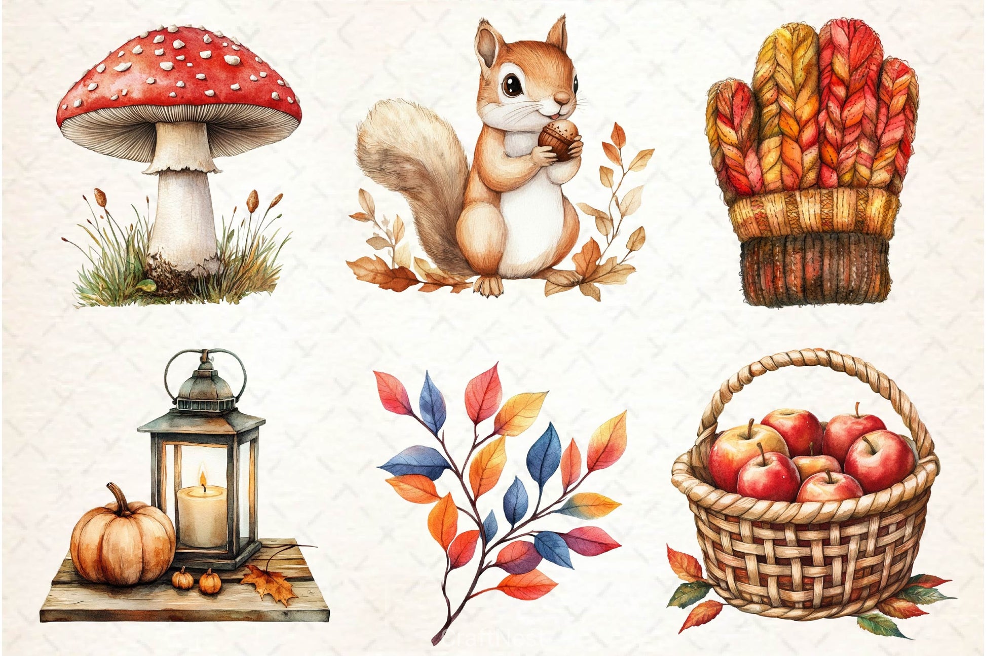 Autumn Fall Clipart Bundle - CraftNest - Digital Crafting and Art