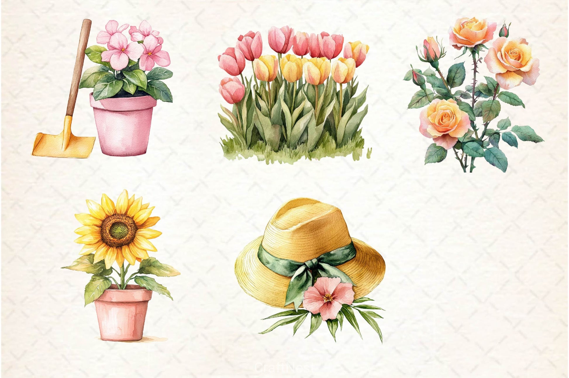 Love Gardening Clipart Bundle - CraftNest - Digital Crafting and Art