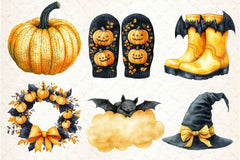 Cozy Halloween Clipart Bundle - CraftNest - Digital Crafting and Art