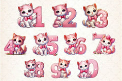 Valentine Cats Alphabet Clipart Bundle - CraftNest - Digital Crafting and Art