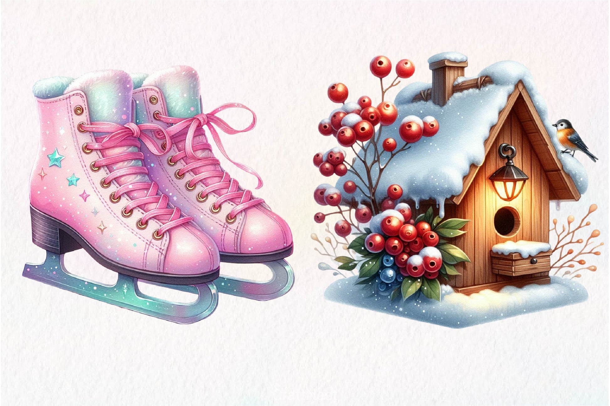 Cozy Winter Wonderland Collection Clipart Bundle - CraftNest - Digital Crafting and Art