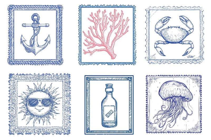 Summer Coastal Clipart Bundle - CraftNest - Digital Crafting and Art