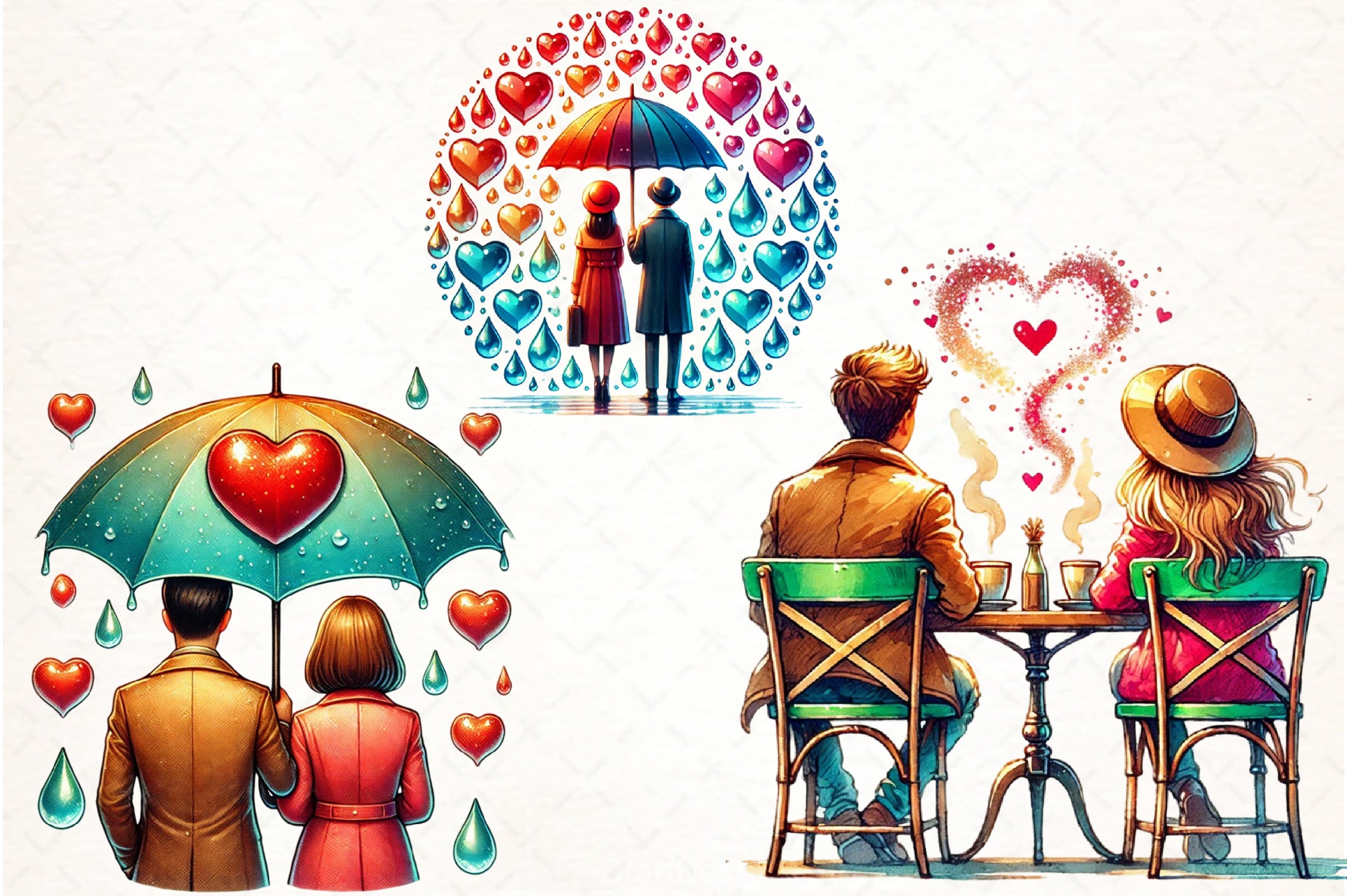 Valentine Best Friend Clipart Bundle - CraftNest - Digital Crafting and Art