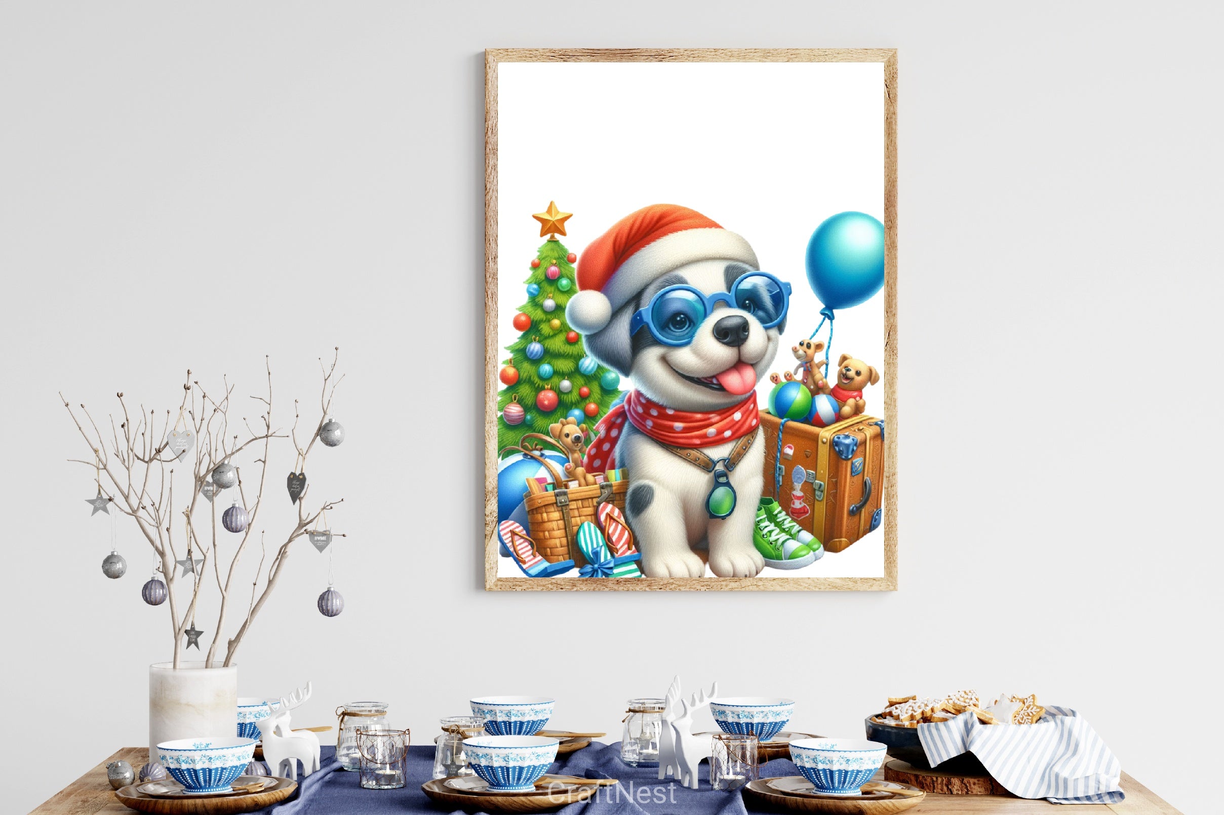 Summer Beach Dogs Clipart Bundle - CraftNest - Digital Crafting and Art