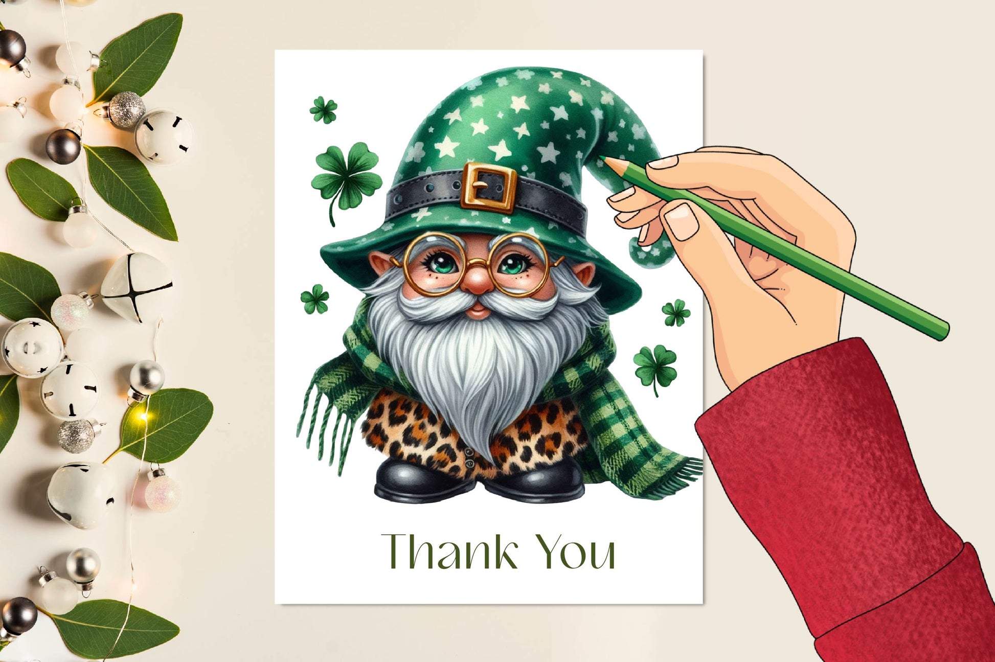 St Patrick's Gnome Clipart Bundle 1 - CraftNest - Digital Crafting and Art