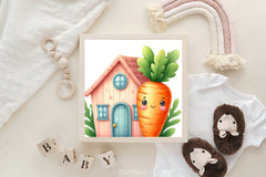 Carrot House Clipart Bundle - CraftNest - Digital Crafting and Art