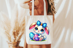 Easter Bunny Eggs Clipart Bundle - CraftNest - Digital Crafting and Art