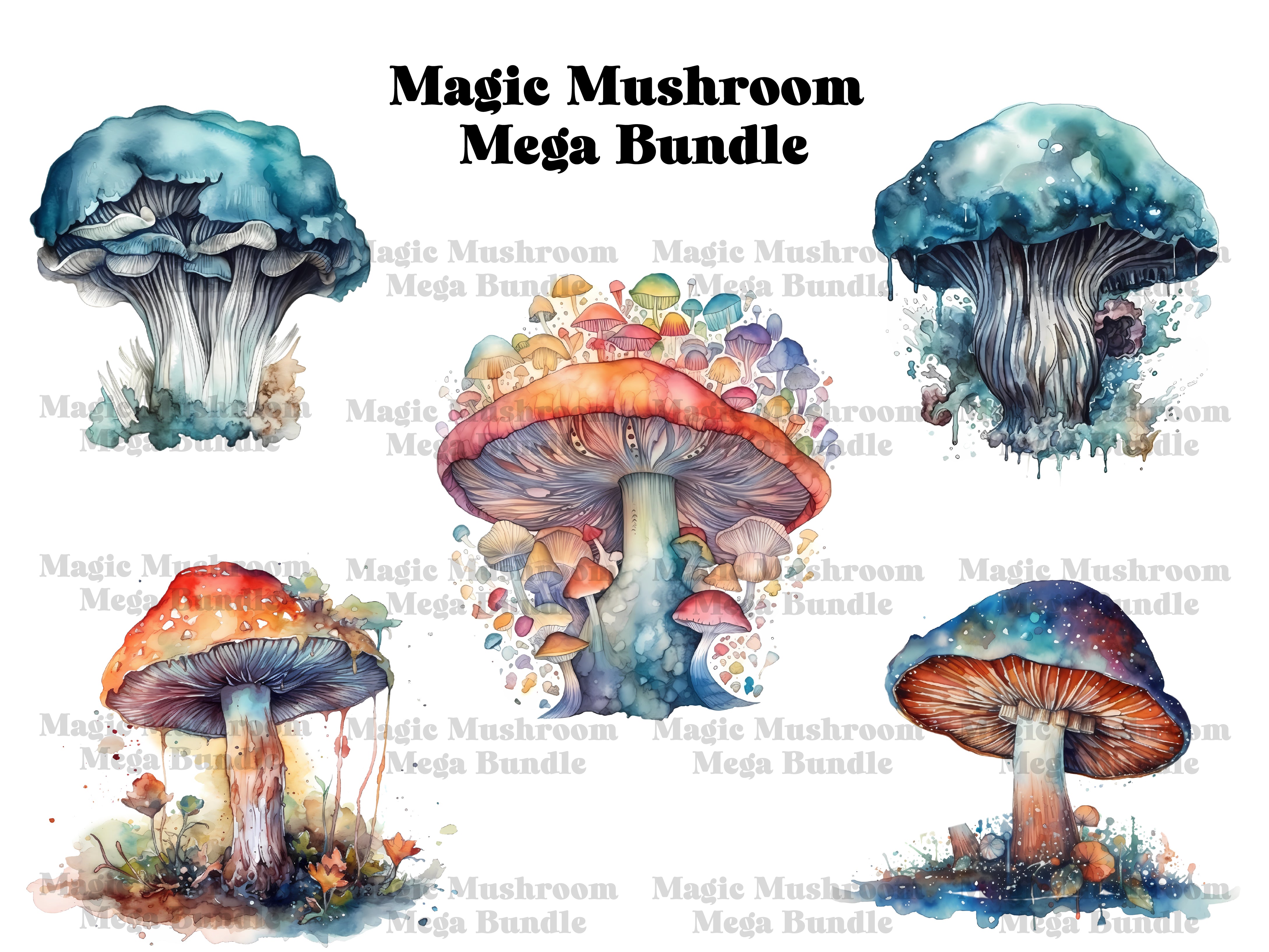 Magic Mushrooms Clipart - CraftNest