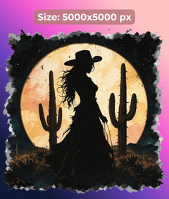 Cowgirl Silhouette Clipart Bundle - CraftNest - Digital Crafting and Art