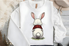Bunny Back View Clipart Bundle 2 - CraftNest - Digital Crafting and Art