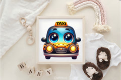 Cute Transport Clipart Bundle 2 - CraftNest - Digital Crafting and Art