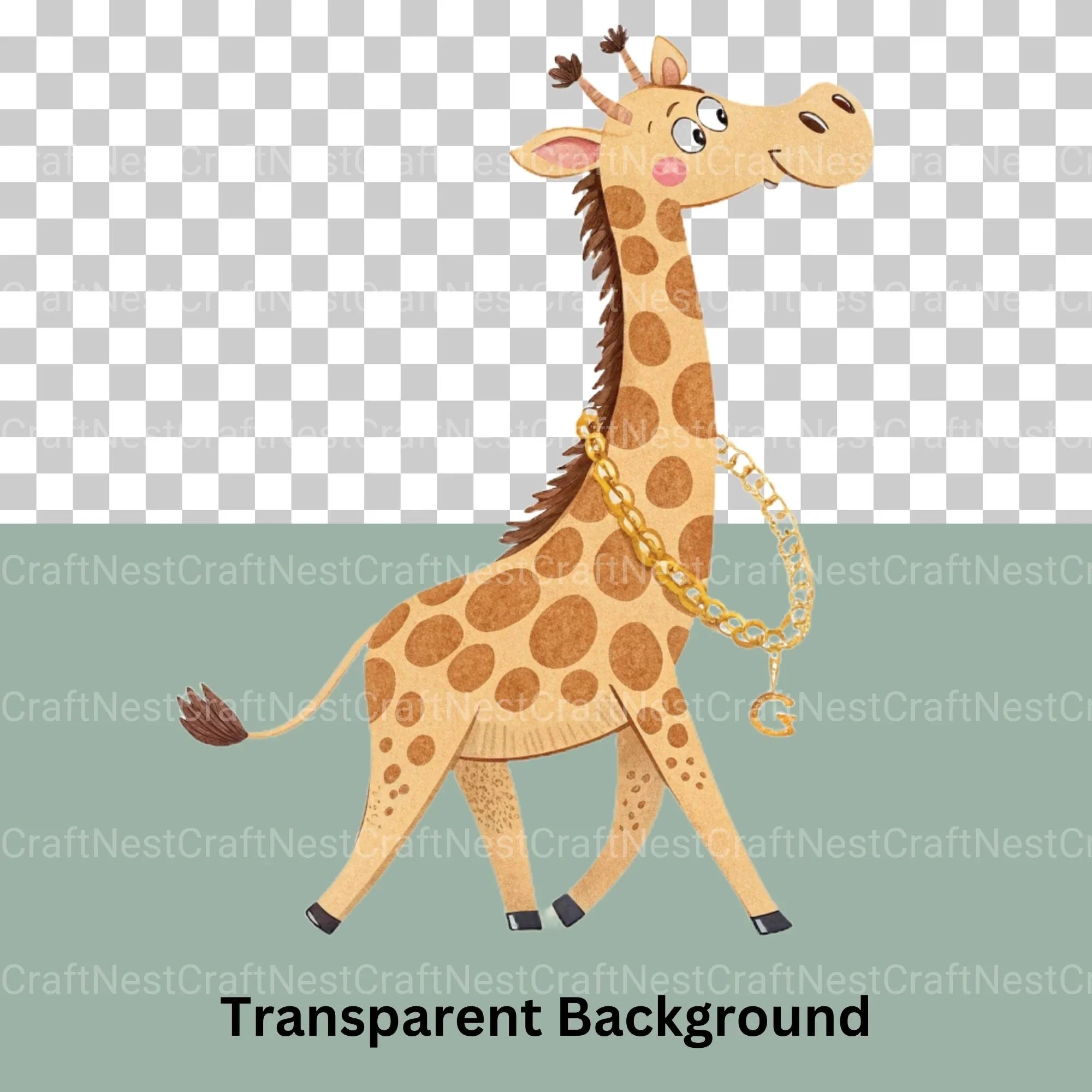 Giraffe Clipart Bundle - CraftNest - Digital Crafting and Art